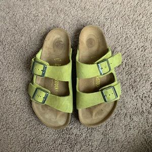 Women's Birkenstock Green Sandals size 36